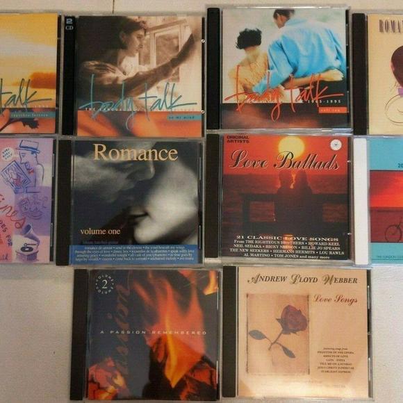 10 Mixed Lot Romantic Love Songs CD's Vivaldi Romance Love Ballads Body Talks - Picture 1 of 2